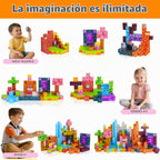 RiteHold 150 bloques de construcción magnéticos para niños de 3 a 8...