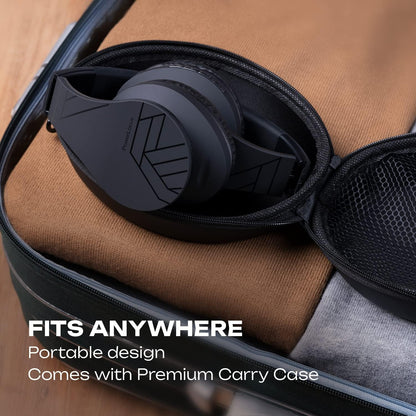 PowerLocus - Audífonos Bluetooth sobre las orejas, auriculares inal...