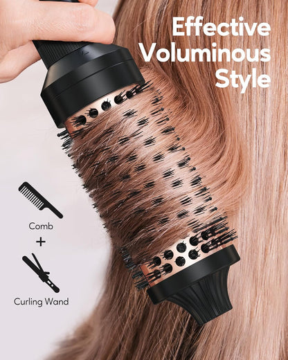Terviiix PRO - Juego de cepillos térmicos para estilo voluminoso, c...