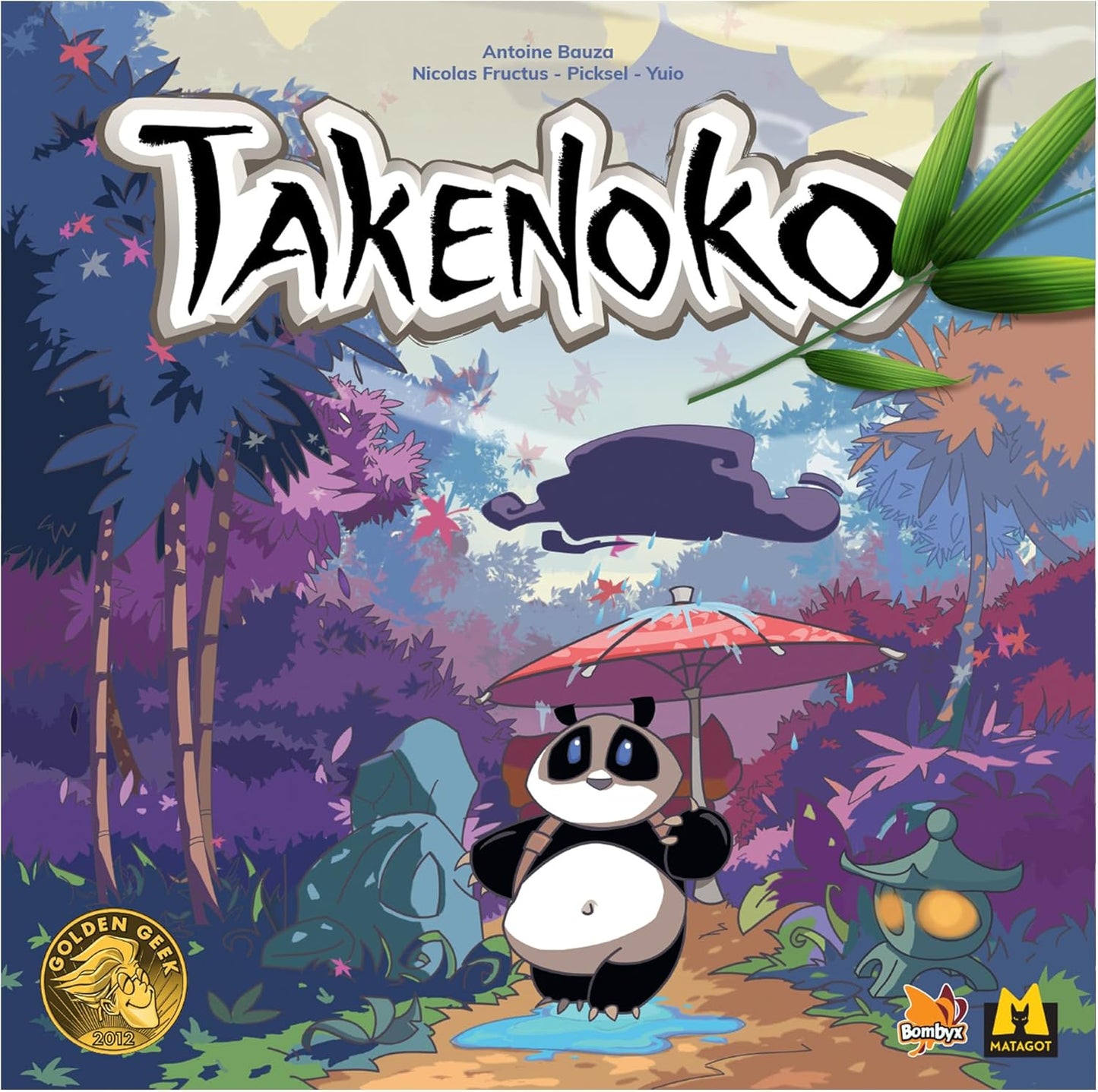 Juego de mesa Takenoko - Juego de estrategia del jardín de bambú con miniaturas de pandas, juego familiar divertido para niños y adultos, a partir de 8 años, 2-4 jugadores, tiempo de juego de 45