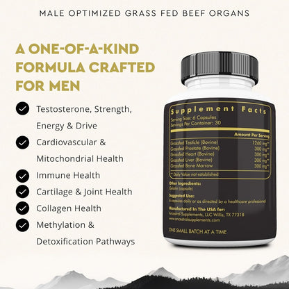 Ancestral Supplements Mofo, Suplementos para Hombres, Apoyo para Ni...