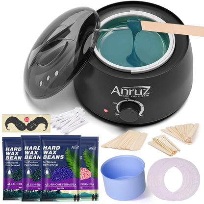 Kit de cera Anruz para mujeres y hombres - Kit de cera para depilac...