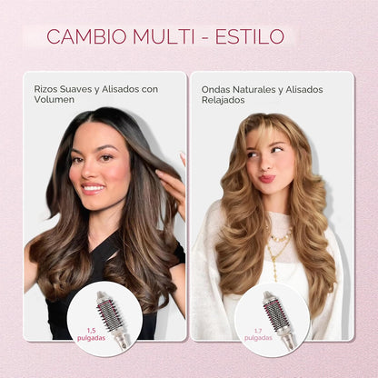 TYMO Cepillo Térmico Rizador - STYLUX 1.5 Pulgadas Voluminizador de...