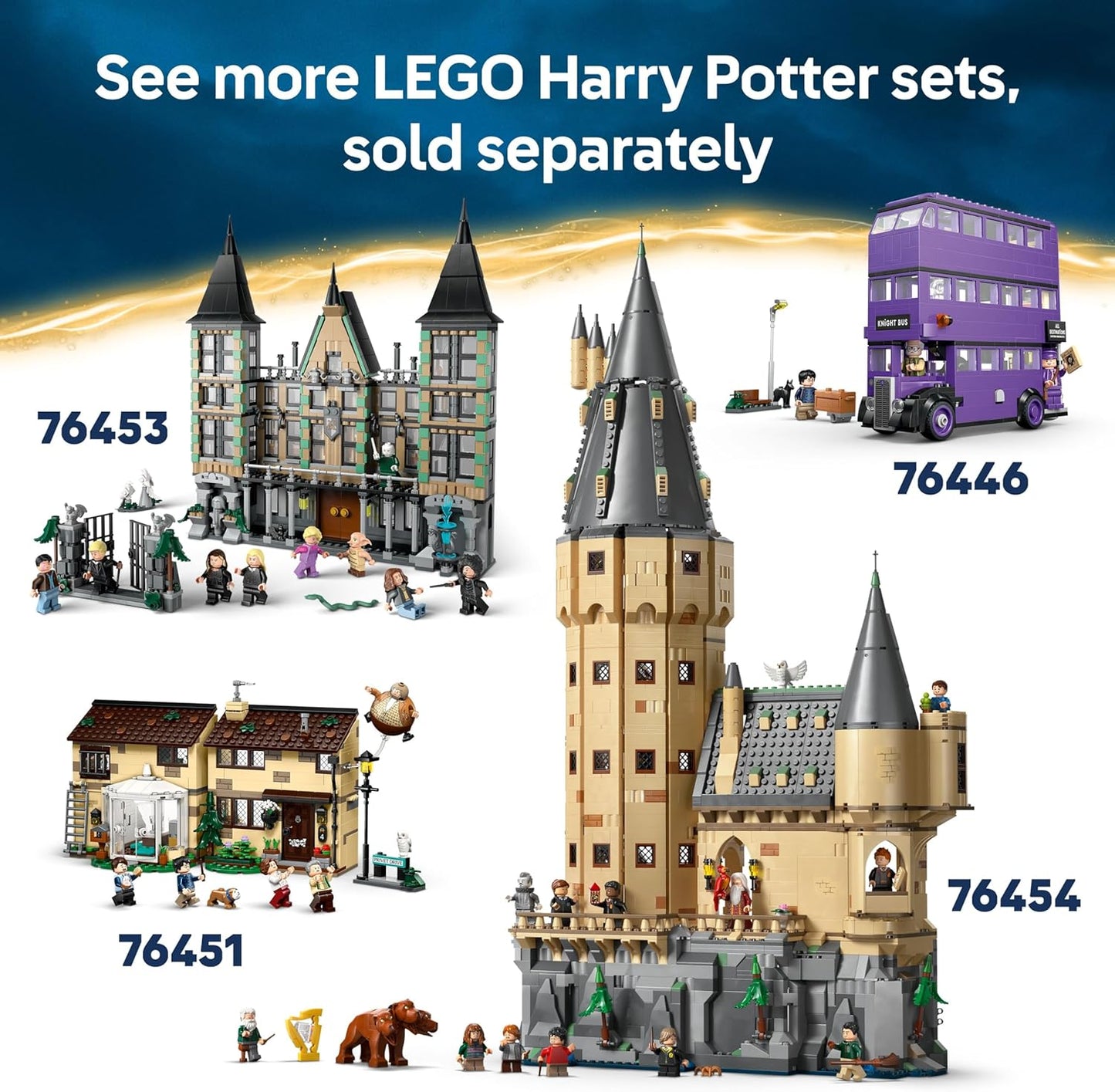 LEGO Harry Potter Suministros de Quidditch de Calidad y Heladería - Juguete para Niños - Set de Construcción del Callejón Diagon para Niños y Niñas de 8+ - Coleccionable de Harry Potter - Idea de