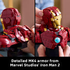 LEGO Marvel Iron Man MK4 Bust - Kit de construcción para adultos, a...