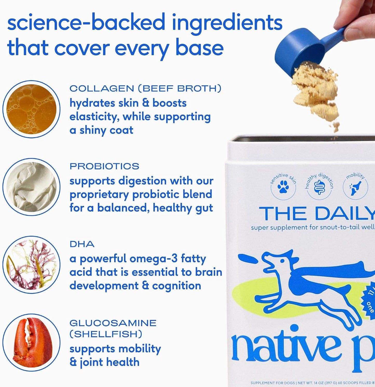 Native Pet Daily Wellness Bundle \u2013 Vitaminas y suplementos par...