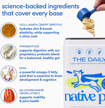 Native Pet Daily Wellness Bundle \u2013 Vitaminas y suplementos par...