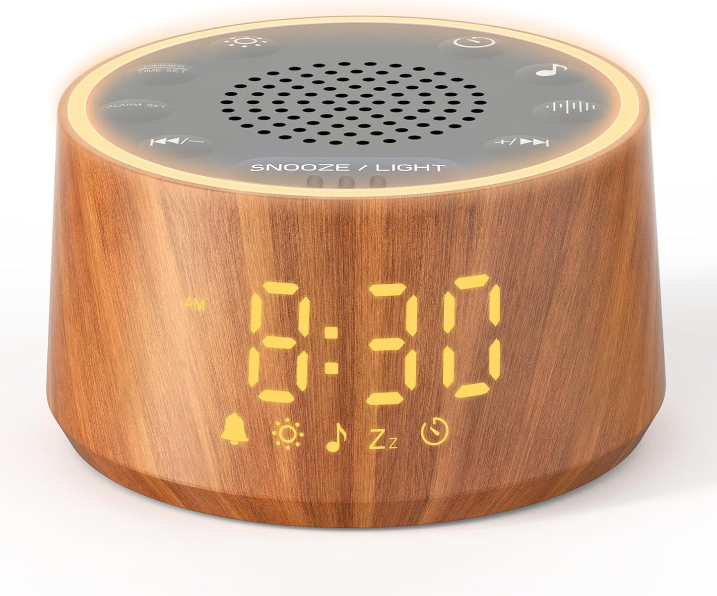 Máquina de sonido para bebé Dreamegg con lámpara de guardería, 25 s...