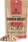 Vital Essentials Golosinas liofilizadas para perros, pechuga de pol...