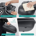 Nekteck Shiatsu - Masajeador de pies con compresión de calor y aire...