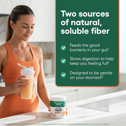 Physician's CHOICE Fibra Easy Mix para la salud digestiva y reg...