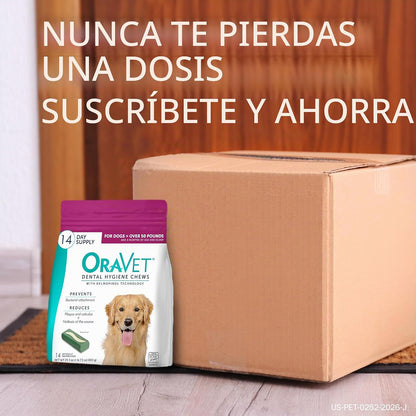 OraVet Masticables Dentales para Perros, Masticables para Cuidado O...