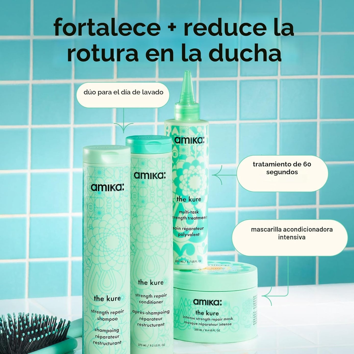 amika The Kure - Máscara de reparación de fuerza intensa