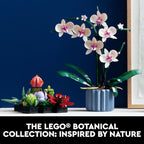 LEGO Botanicals Orchid - Juego de construcción de flores artificiales de interior para el hogar, cocina, decoración de escritorio, adultos a partir de 18 años, regalo para cumpleaños, 10311