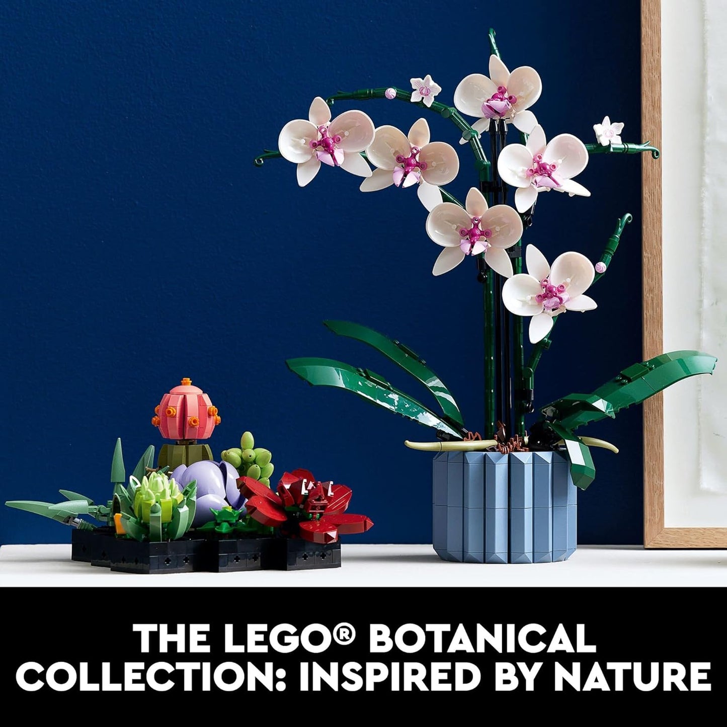 LEGO Botanicals Orchid - Juego de construcción de flores artificiales de interior para el hogar, cocina, decoración de escritorio, adultos a partir de 18 años, regalo para cumpleaños, 10311