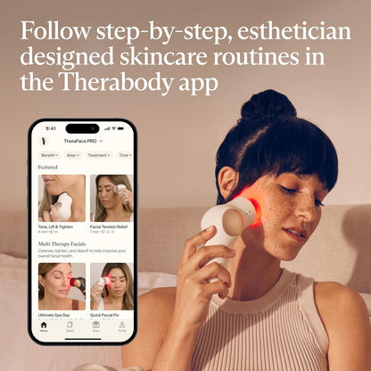 TheraFace Therabody TheraFace PRO - Dispositivo facial de microcorr...