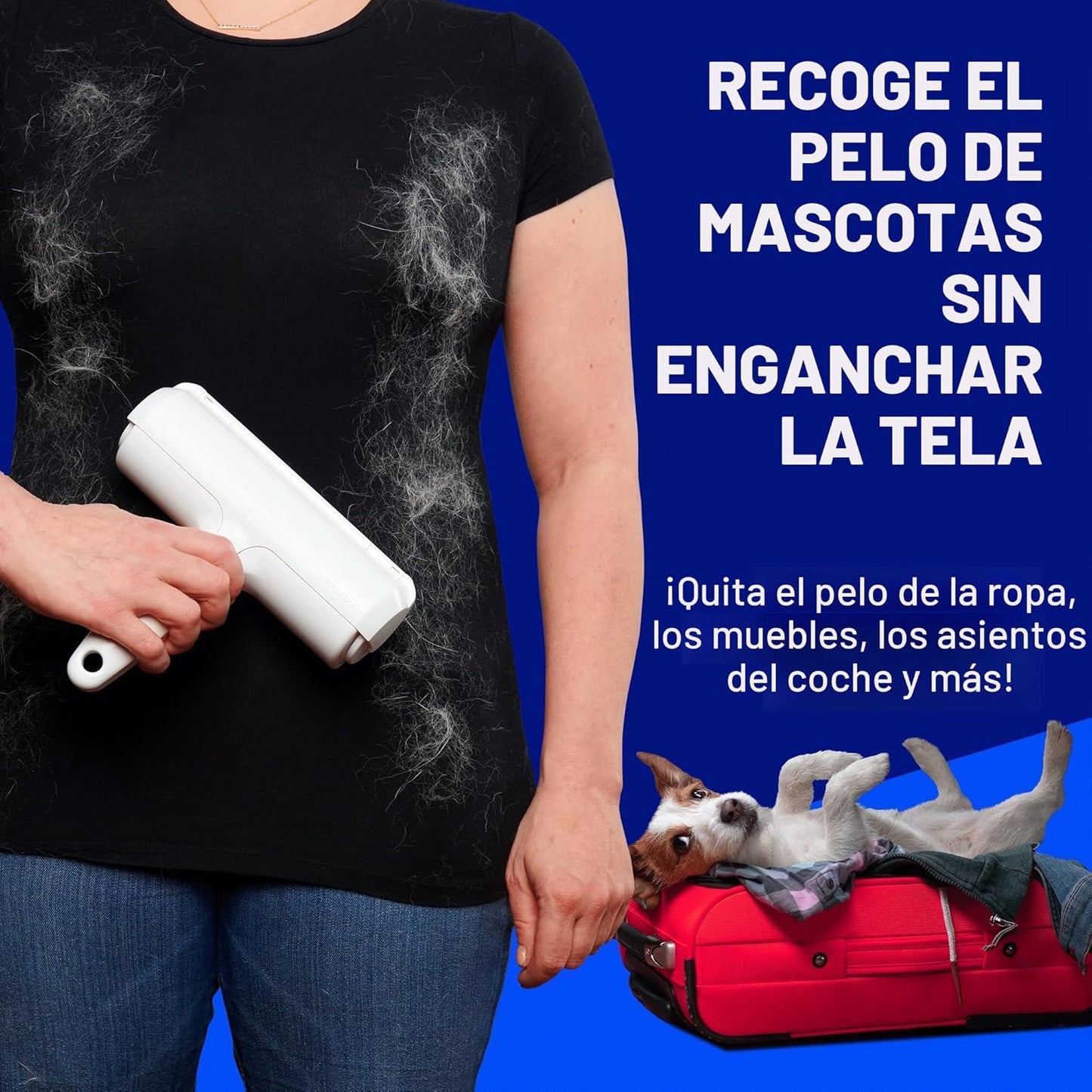 ChomChom Roller removedor de pelo de mascotas \u2013 Tamaño origina...