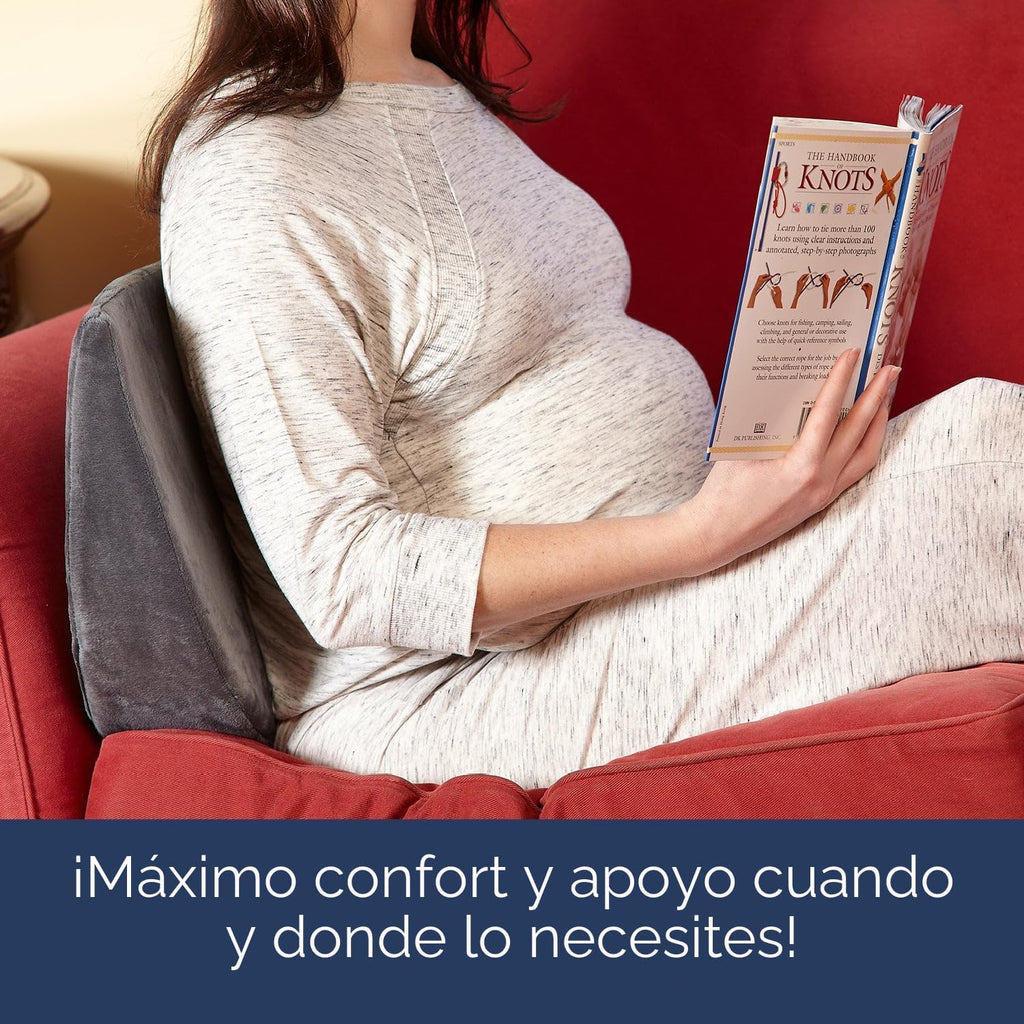 hiccapop Almohada de cuña de embarazo para soporte del vientre | Al...