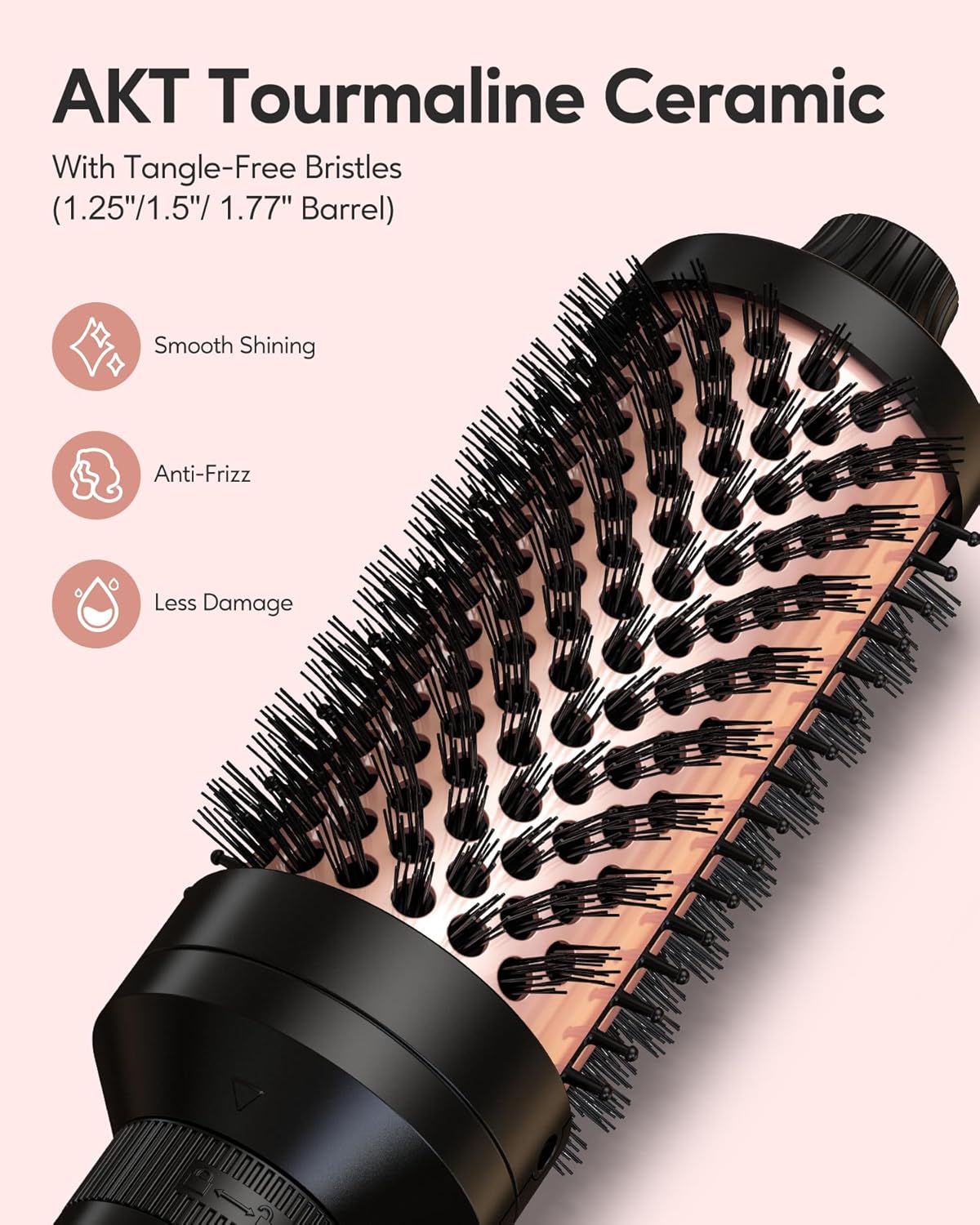 Terviiix PRO - Juego de cepillos térmicos para estilo voluminoso, c...