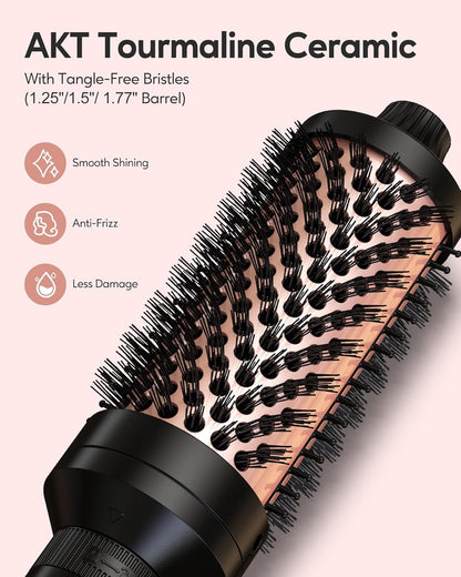 Terviiix PRO - Juego de cepillos térmicos para estilo voluminoso, c...