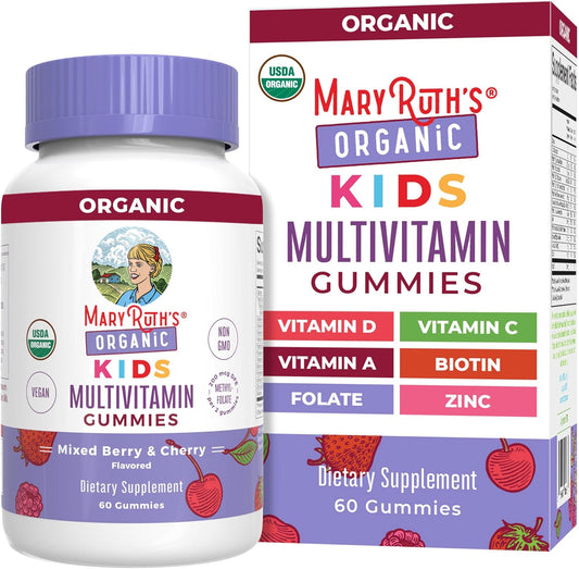 MaryRuth Organics Vitaminas para niños | Multi | Suministro para 1...