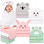 CandyHome Juego de 12 toallas de baño para bebés y niños pequeños |...
