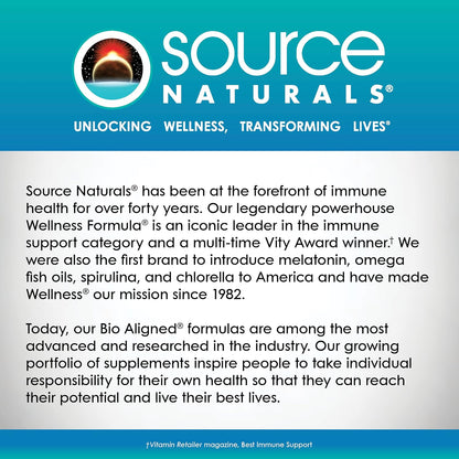 Source Naturals Wellness Formula Vitaminas Bio-Alineadas y Defensa...