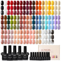 GAOY Juego de 60 esmaltes de uñas de gel, 55 colores para todas las...