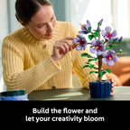 LEGO Botanicals - Juego de construcción de flores de hibisco - Bloq...