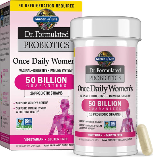 Probiotico Jardín de vida, suplemento para las mujeres, Formulado u...