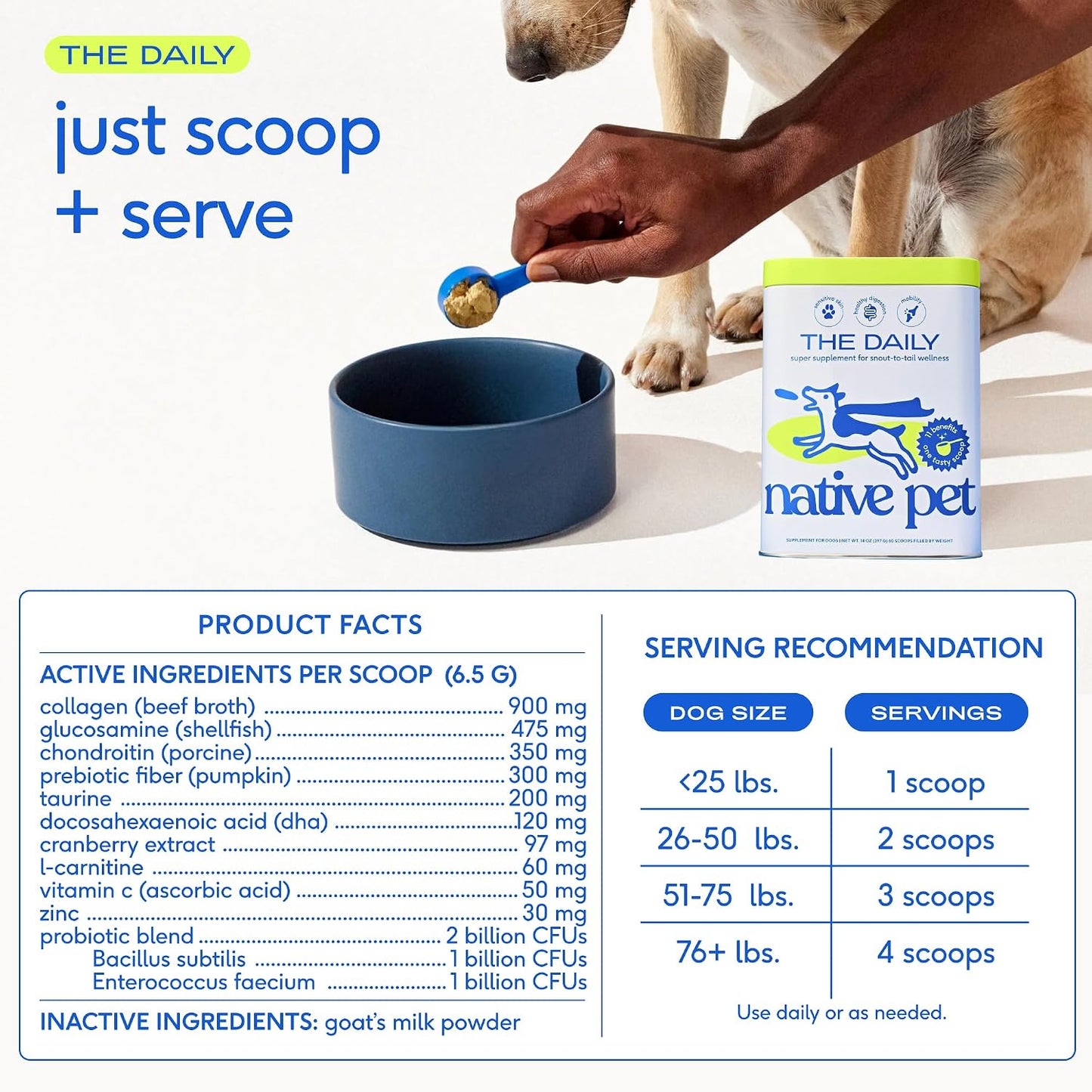 Native Pet Daily Wellness Bundle \u2013 Vitaminas y suplementos par...