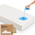 1 funda protectora impermeable de colchón individual de 75 x 39 pul...
