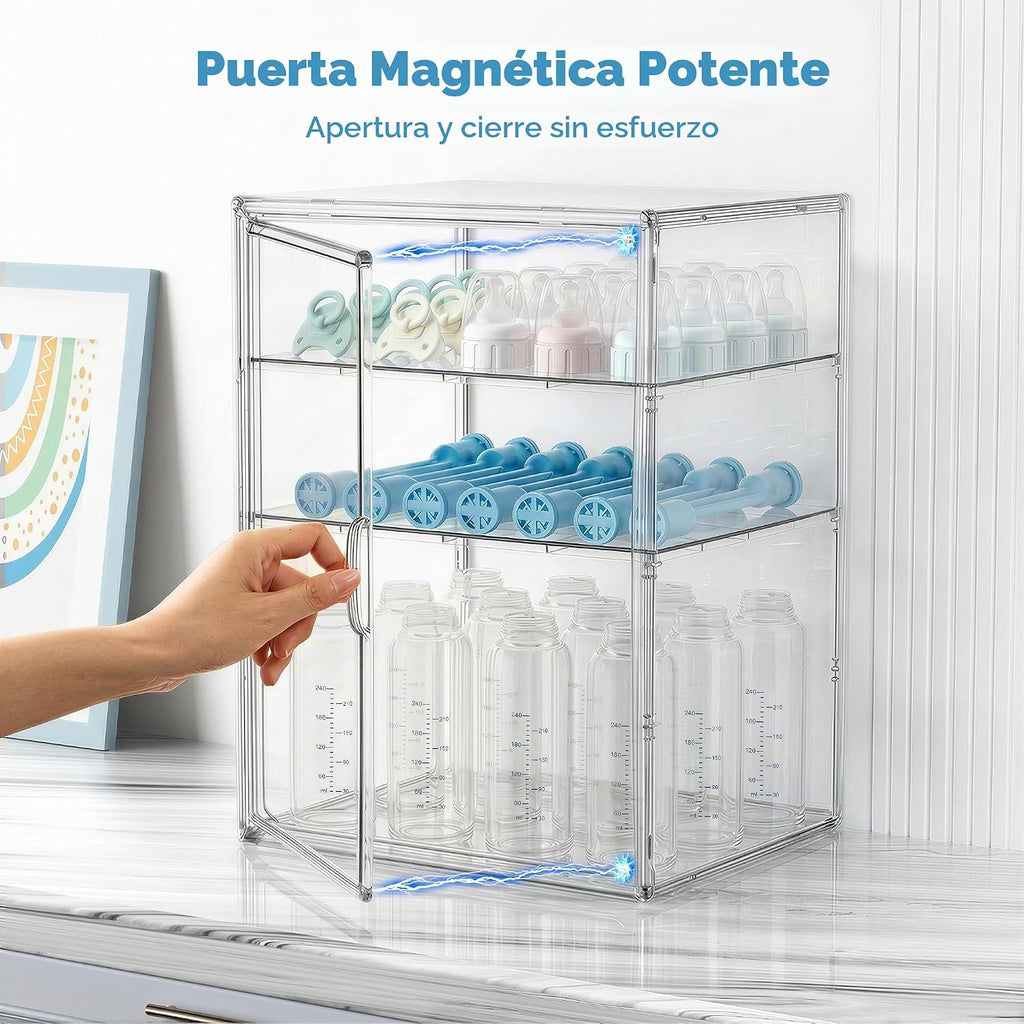 HBlife Organizador de Almacenamiento para Biberones de Bebé para En...