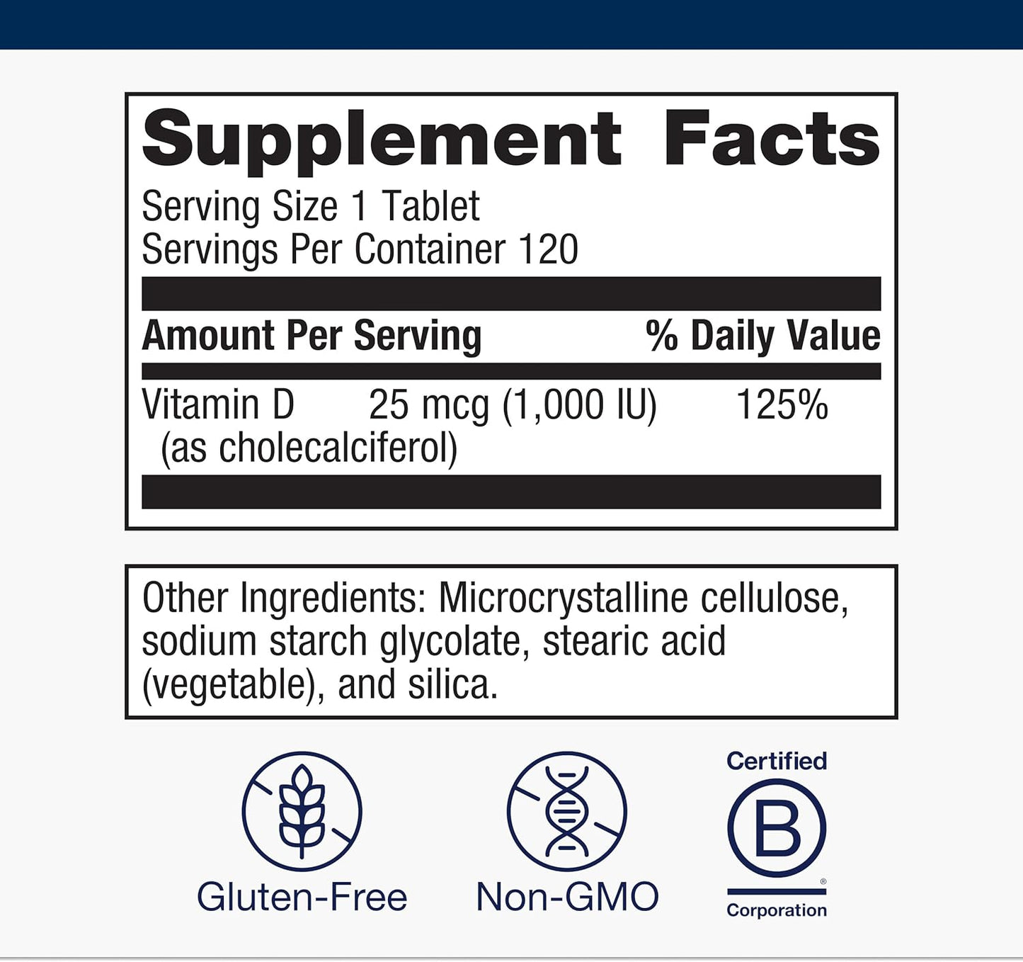 Metagenics D3 1000 - Suplemento de vitamina D - Densidad ósea y apo...