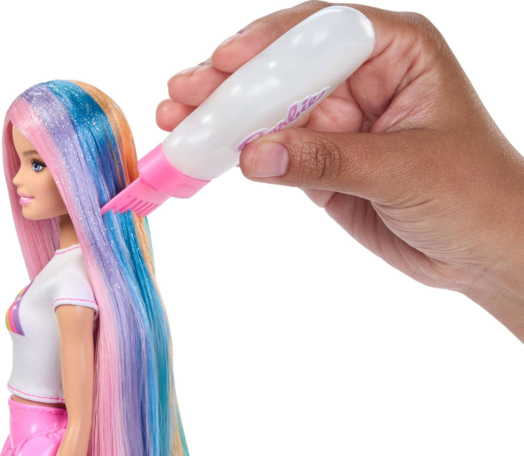 Muñeca Barbie Rainbow Sparkle Hair y accesorios | Muñeca de moda co...