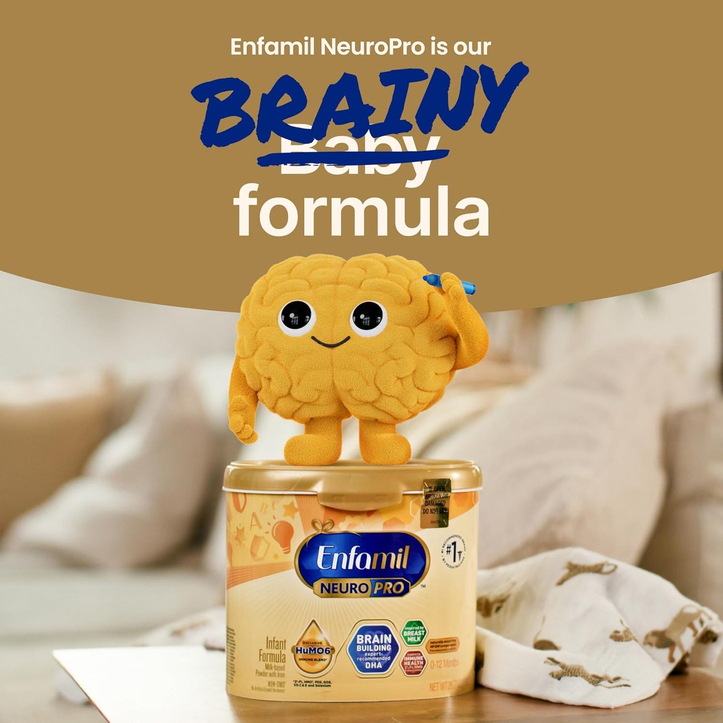 Enfamil NeuroPro Fórmula para Bebés, Dúo de DHA y MFGM para Apoyar...