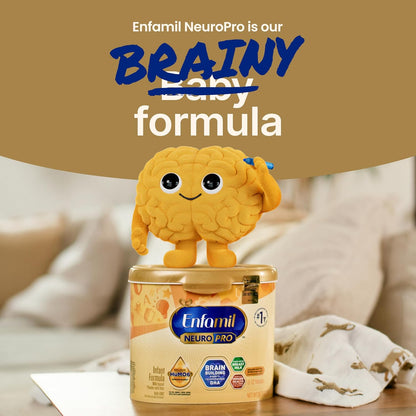 Enfamil NeuroPro Fórmula para Bebés, Dúo de DHA y MFGM para Apoyar...