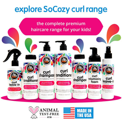 SO COZY Acondicionador sin enjuague en espray (8 onzas líquidas) de...