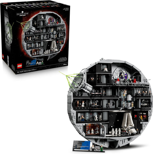 LEGO Star Wars - Juego de construcción de Estrella de la Muerte para adultos, mayores de 18 años, coleccionable y decoración de habitación para oficina, dormitorio o estante de libros, actividad