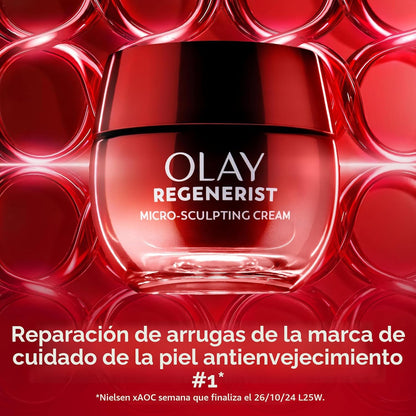 Crema micro escultora Olay Regenerist antienvejecimiento avanzado,...