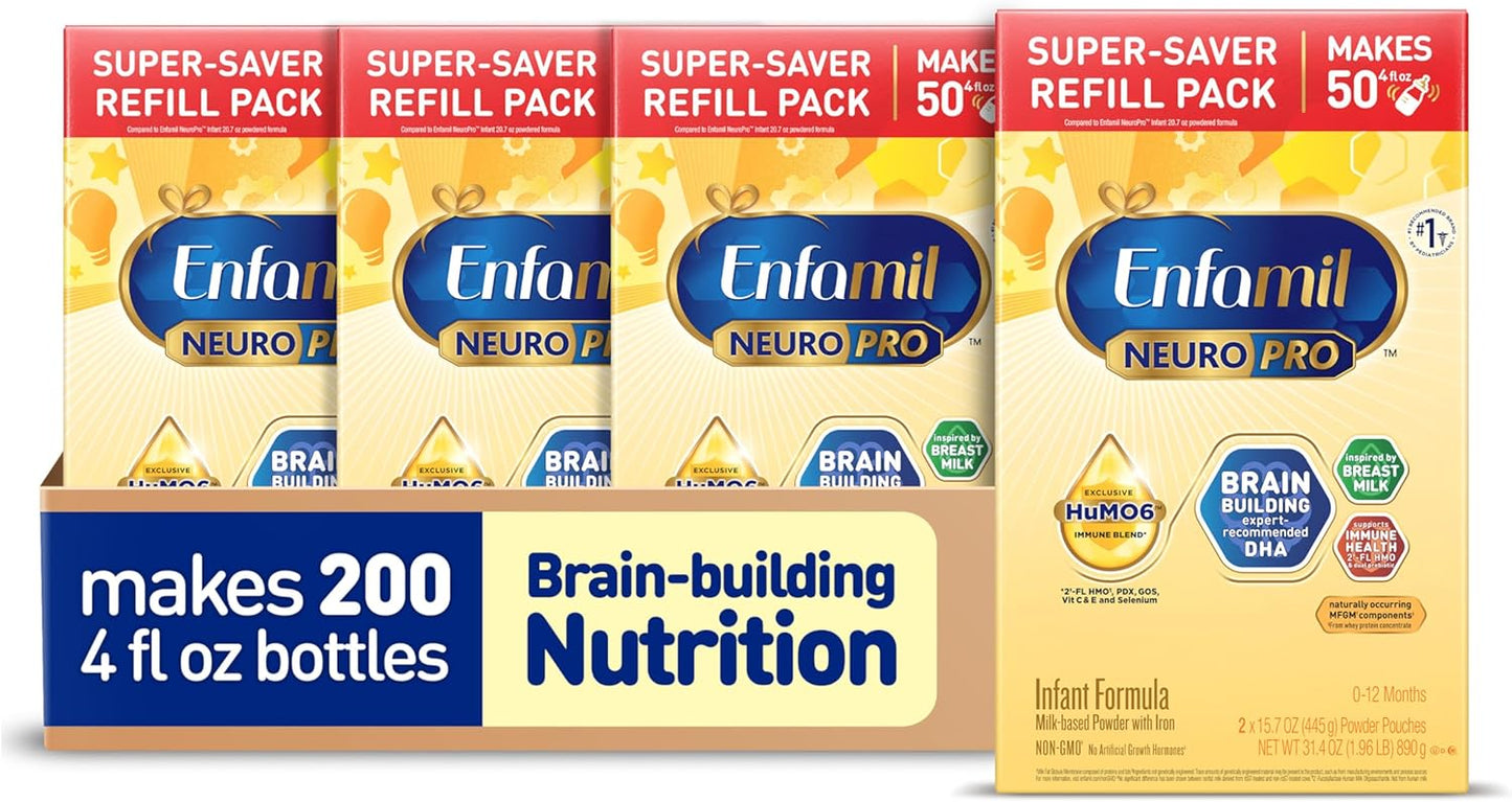 Enfamil NeuroPro - Fórmula para bebés, MFGM* Beneficio de 5 años, O...