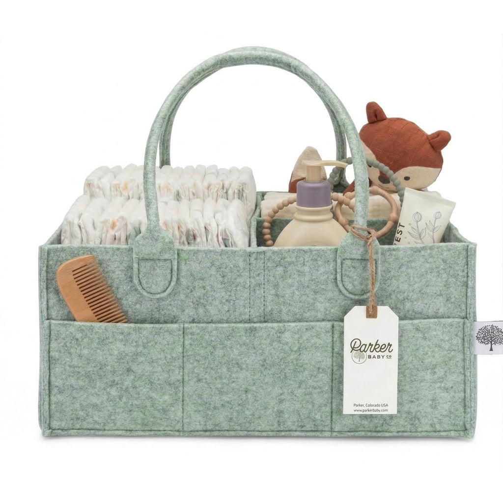 Parker Baby Organizador de pañales para bebé, contenedor para dormi...