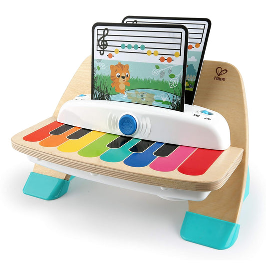 Baby Einstein y Hape Piano Mágico Tactil - Juguete musical de mader...