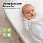 Paquete de 2 protectores de colchón impermeables para moisés de 32...