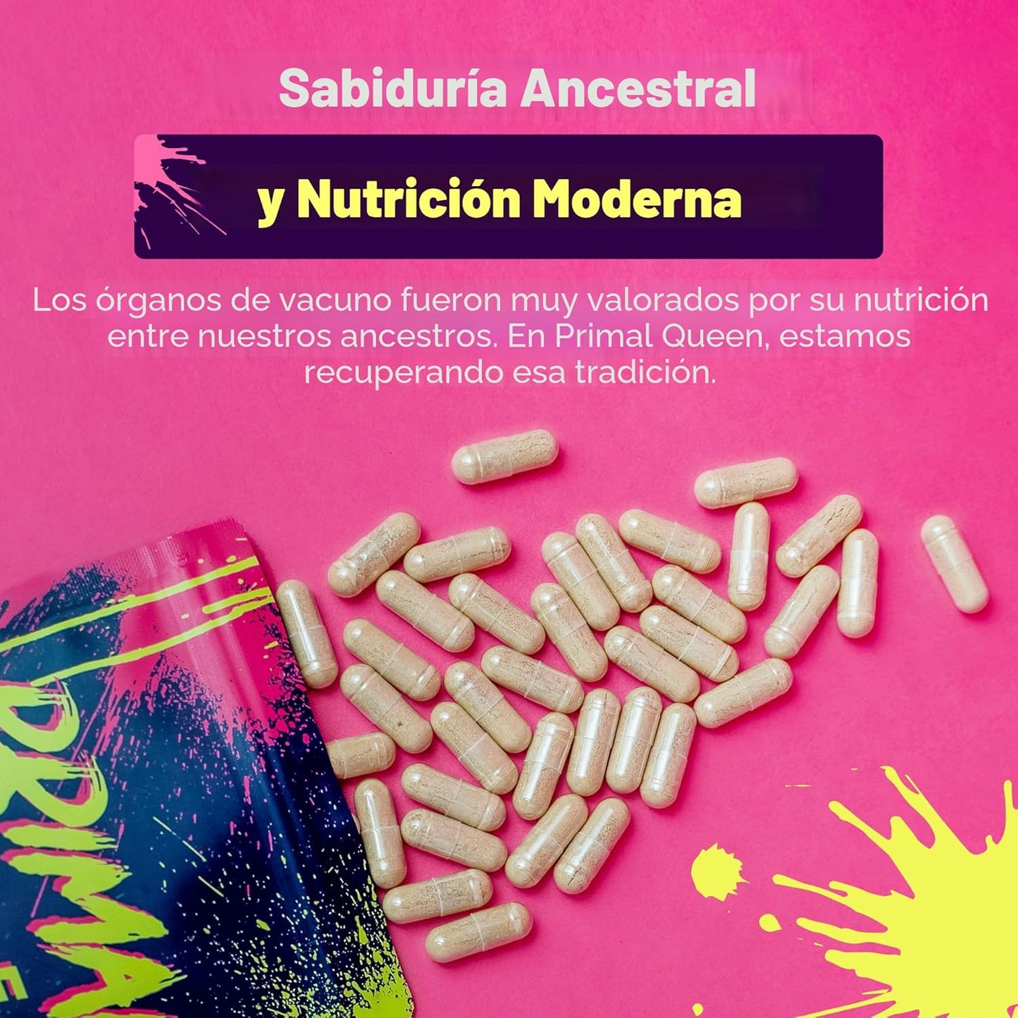 Primal Queen Suplemento de Superalimento de Órganos de Res Optimiza...