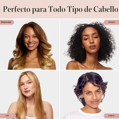 Kitsch Cepillo para cabello con frizz - Varita domadora con biotina...