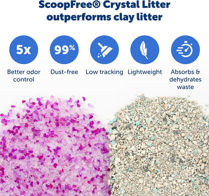 PetSafe ScoopFree - Bandeja desechable de cristal para gatos, caja...