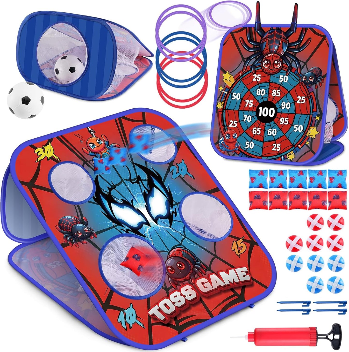 Bean Bag Toss Game for Kids - Cornhole Board Outdoor Toys for Toddl...