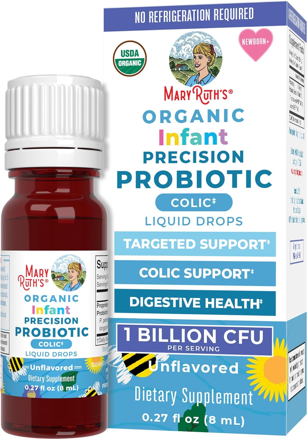 MaryRuth Organics Gotas probióticas para bebés | Probióticos líquid...