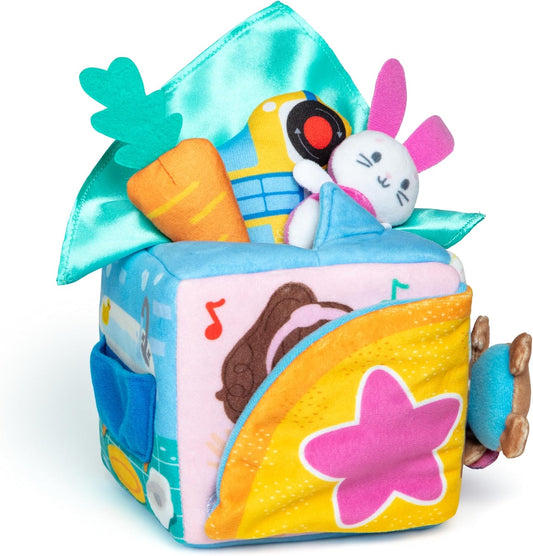 Caja de Aprendizaje Sorpresa Oficial de Ms. Rachel, Juguetes Educativos con Animales de Peluche, Juguetes Sensoriales y Actividades para Bebés, Juguetes para Niños y Niñas de 0-2+